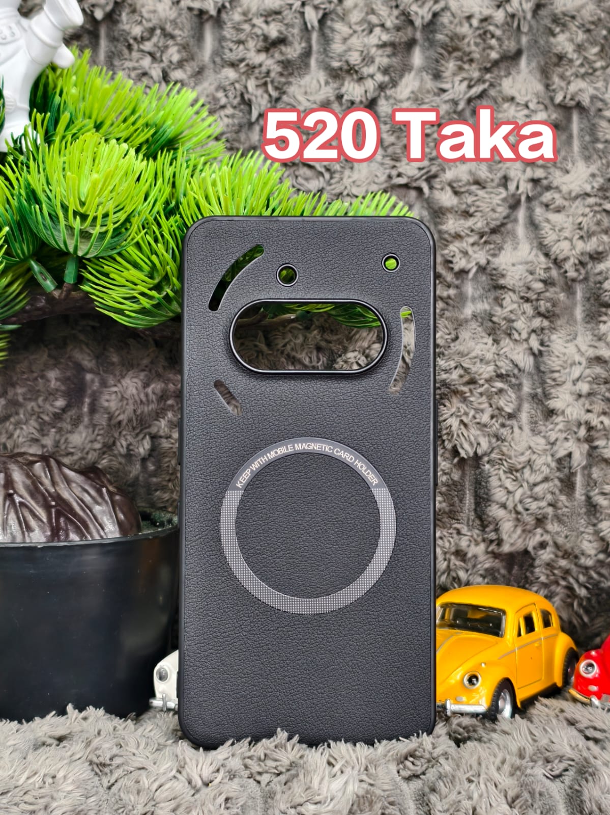 Nothing Phone 3A Leather Texture Back Case